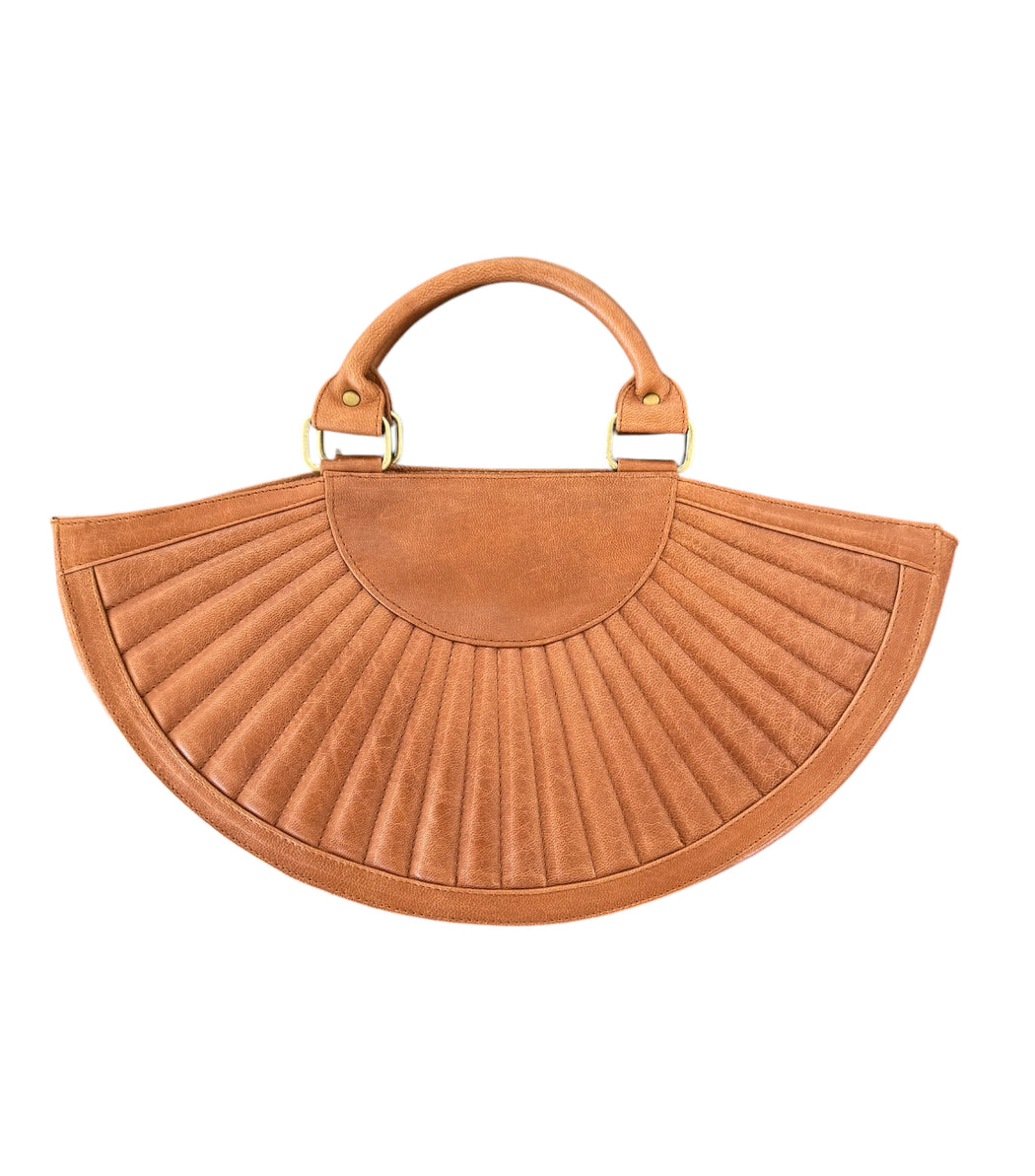 Hobo and Hatch Genuine Leather Soleil Grande Tote - Chestnut antique