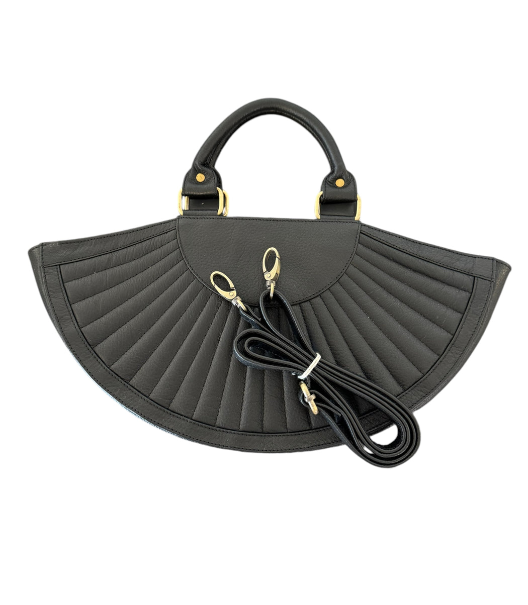 Hobo and Hatch Genuine Leather Soleil Grande Tote - Textured Noir (black)