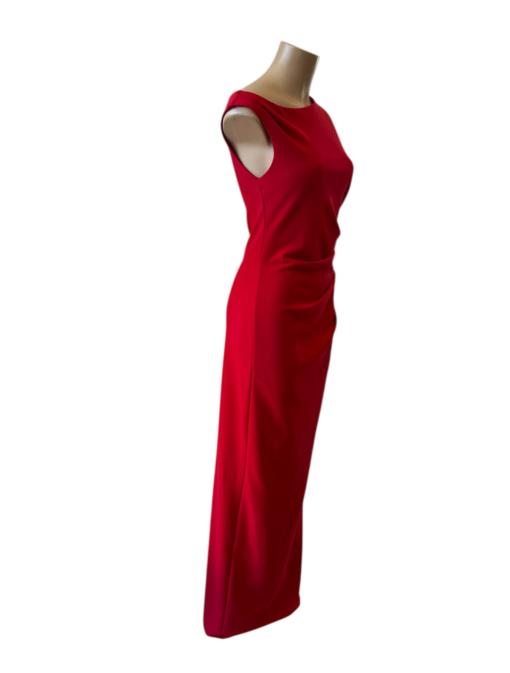 Off shoulder Maxi Dress - Red