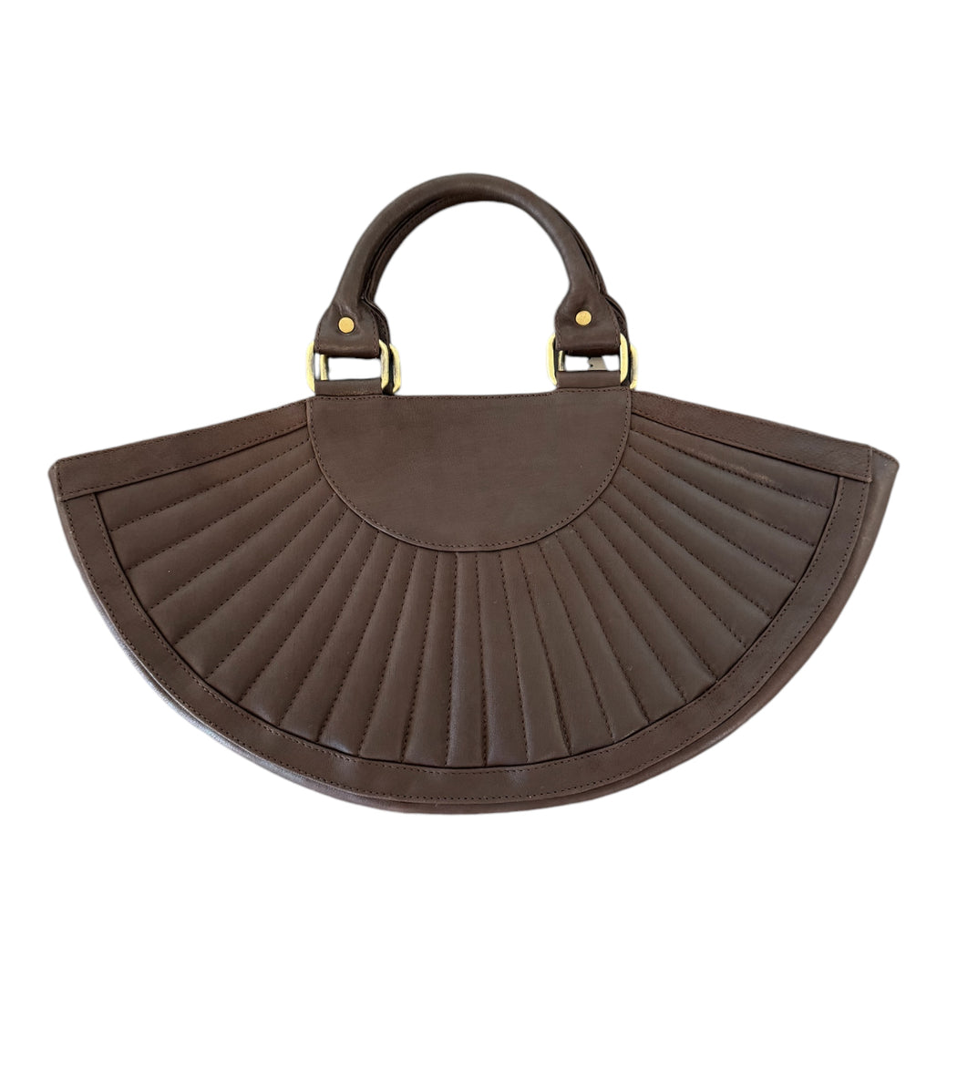 Hobo and Hatch Genuine Leather Soleil Grande Tote - Cocoa