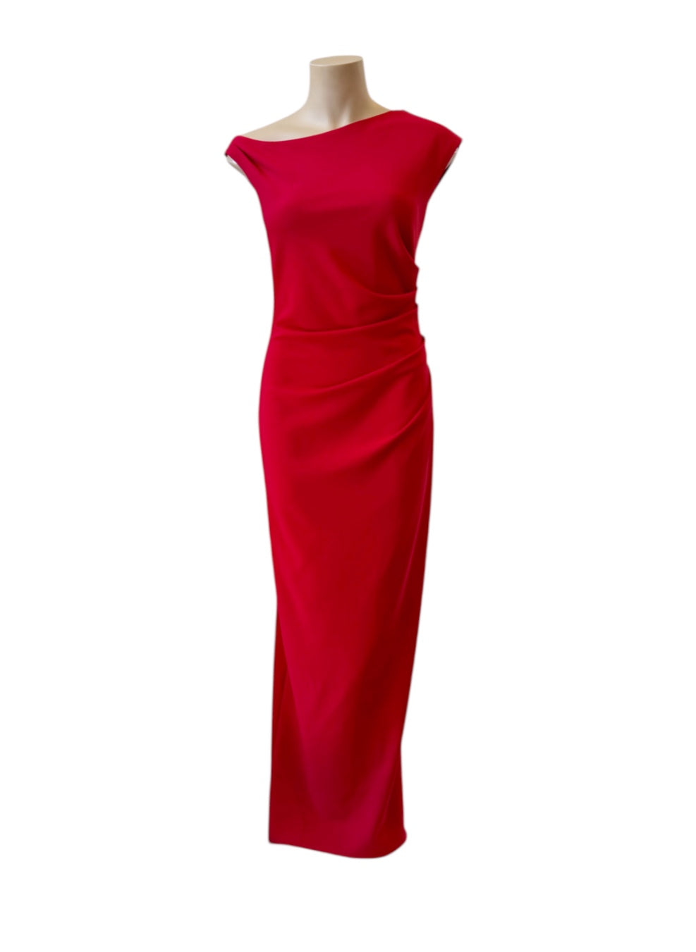 Off shoulder Maxi Dress - Red