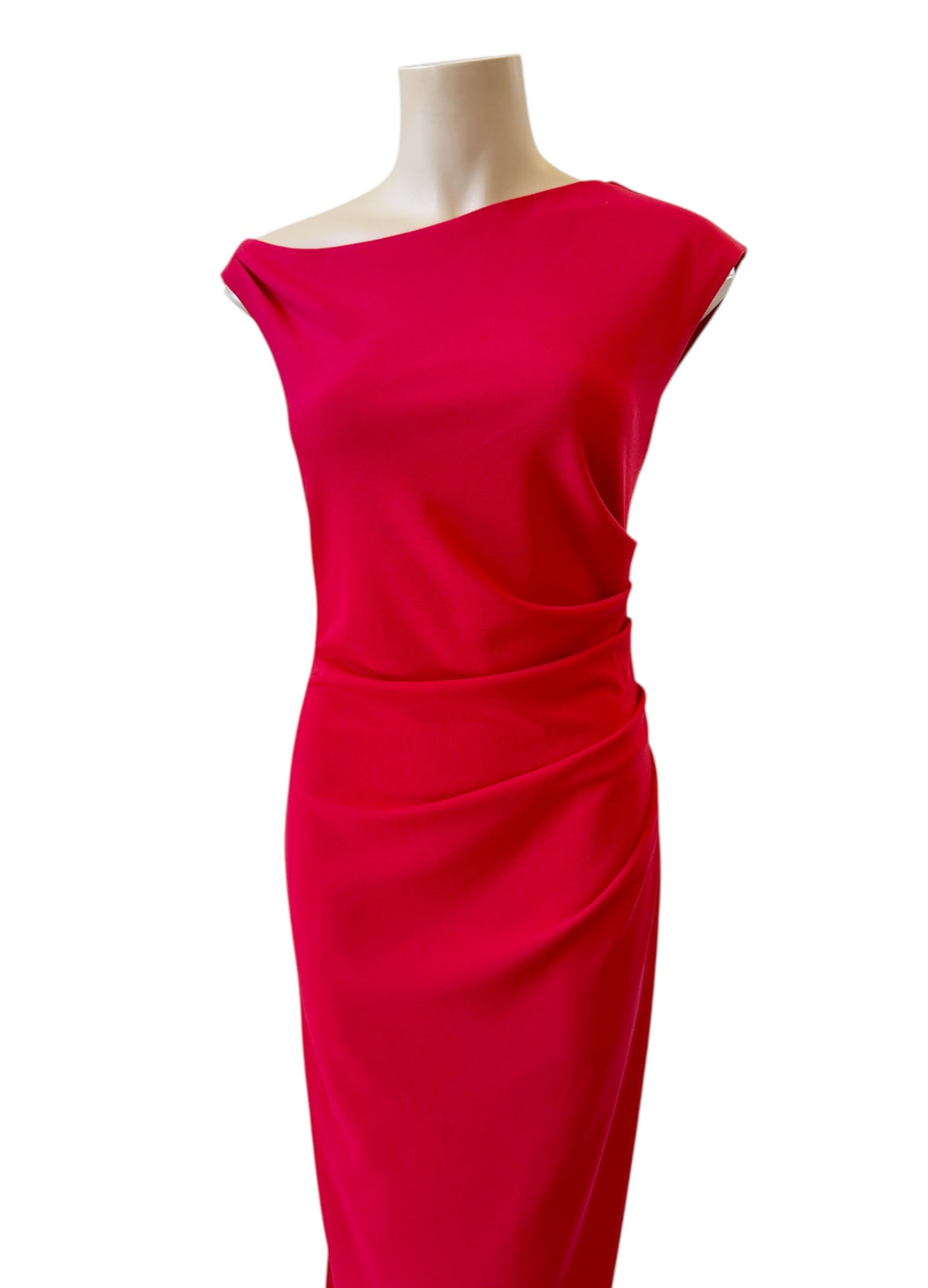 Off shoulder Maxi Dress - Red