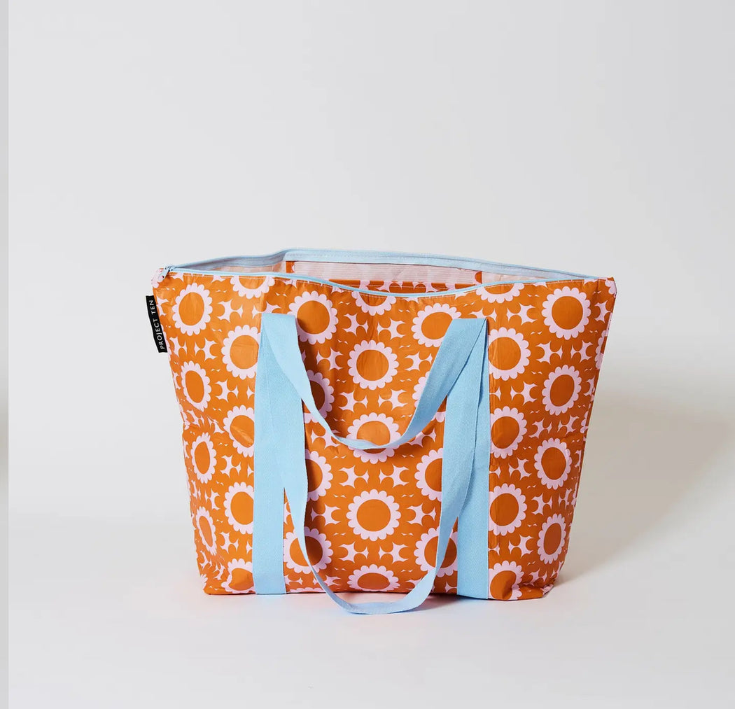 Project Ten Zip Tote Bag - Geo Floral