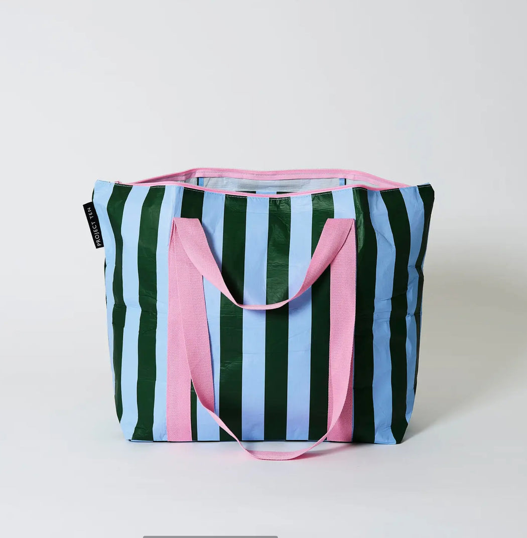 Project Ten Zip Tote Bag - Stripe