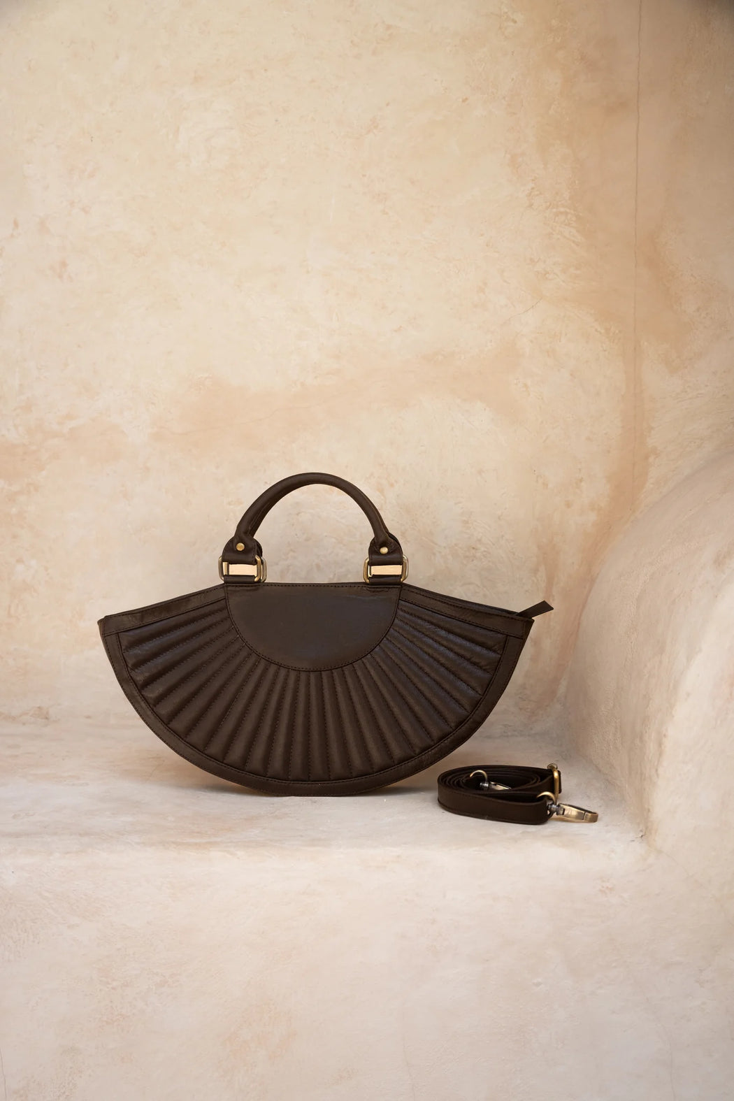 Hobo and Hatch Genuine Leather Soleil Grande Tote - Cocoa