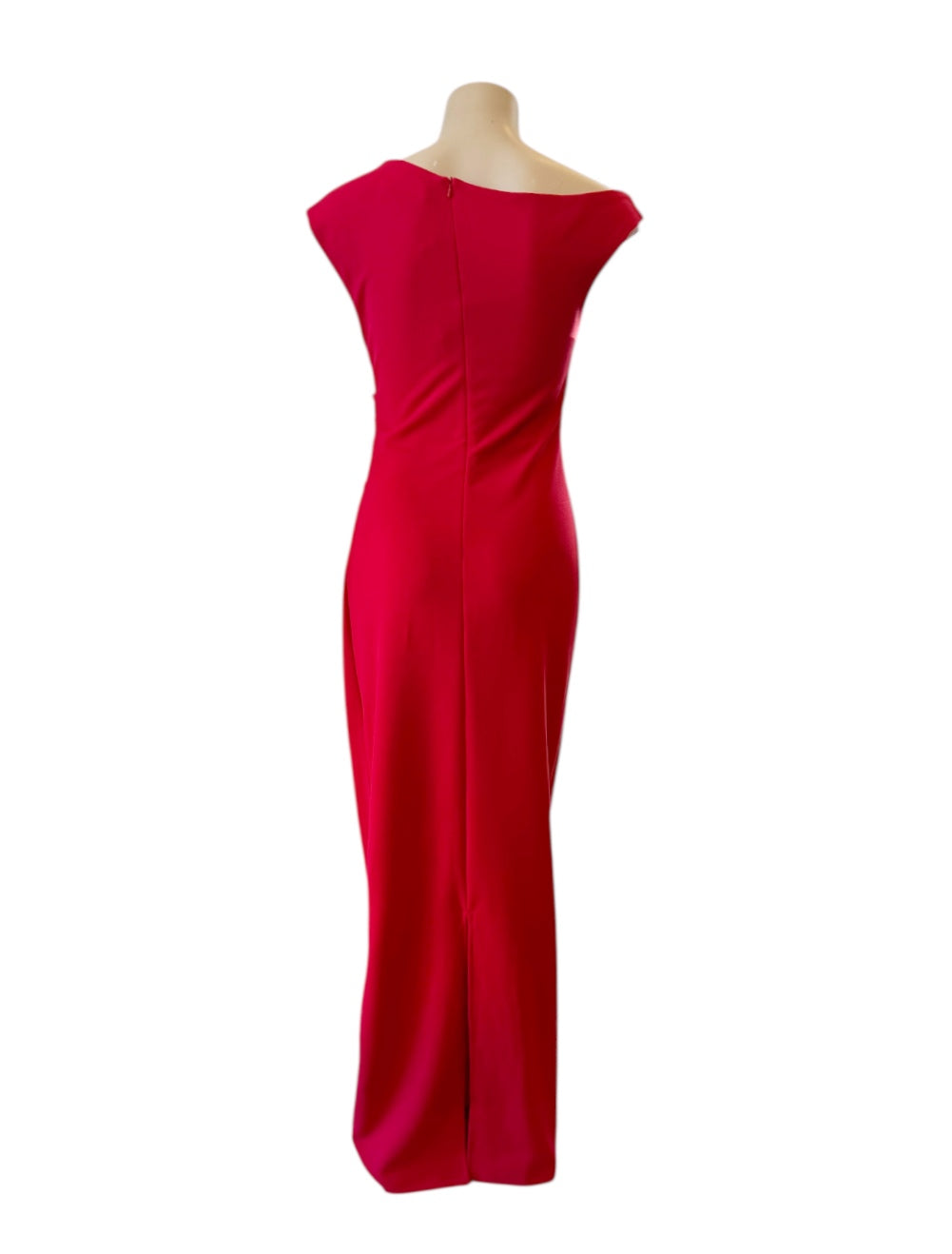 Off shoulder Maxi Dress - Red