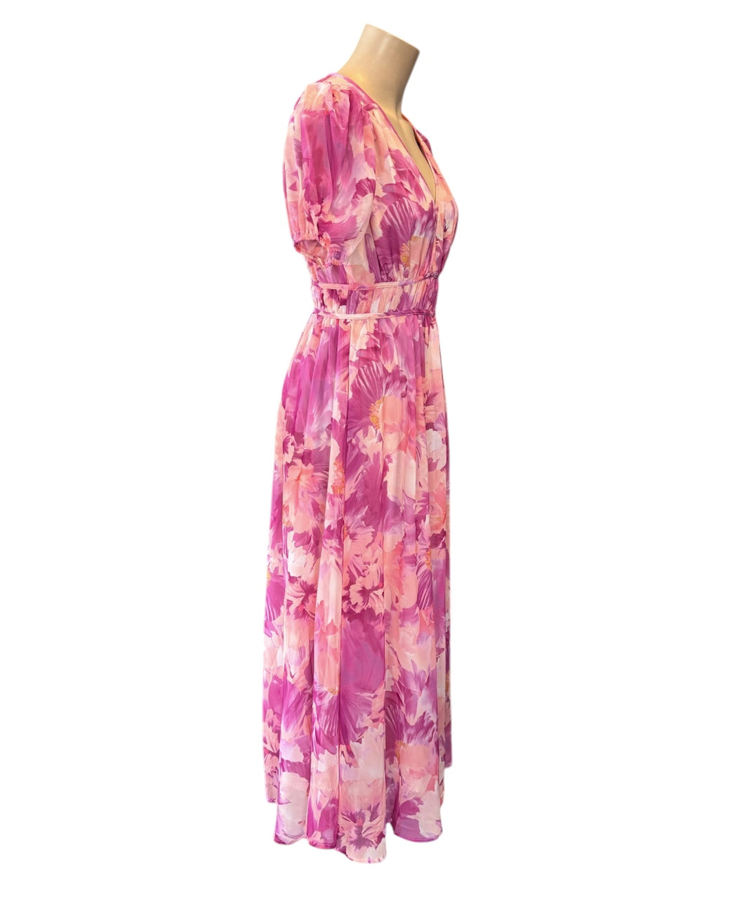 Cleo Maxi Dress - Pink multi Floral