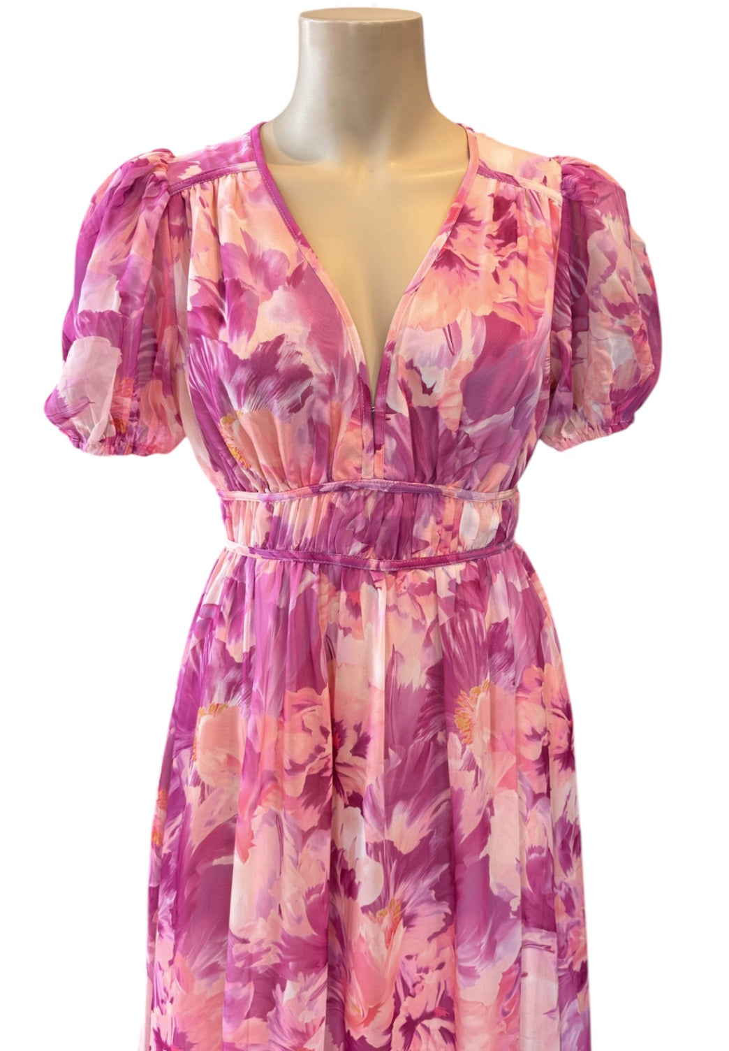 Cleo Maxi Dress - Pink multi Floral
