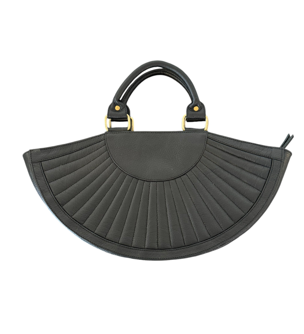 Hobo and Hatch Genuine Leather Soleil Grande Tote - Textured Noir (black)