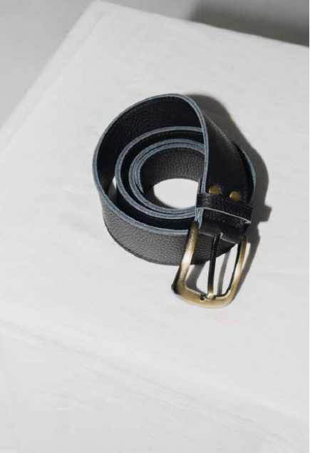 Hobo and Hatch Genuine Leather Jean Belt - Black