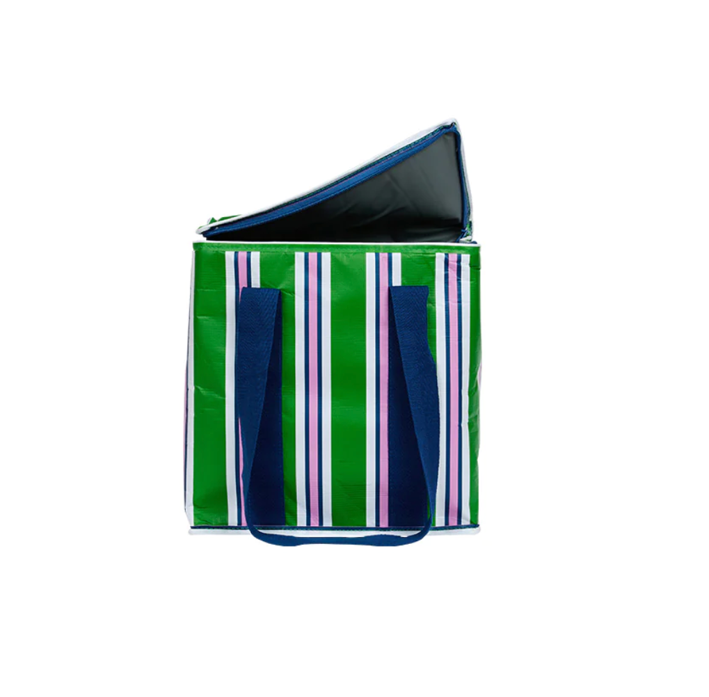 Project Ten Insulated Shopping Tote - Cabana Stripe