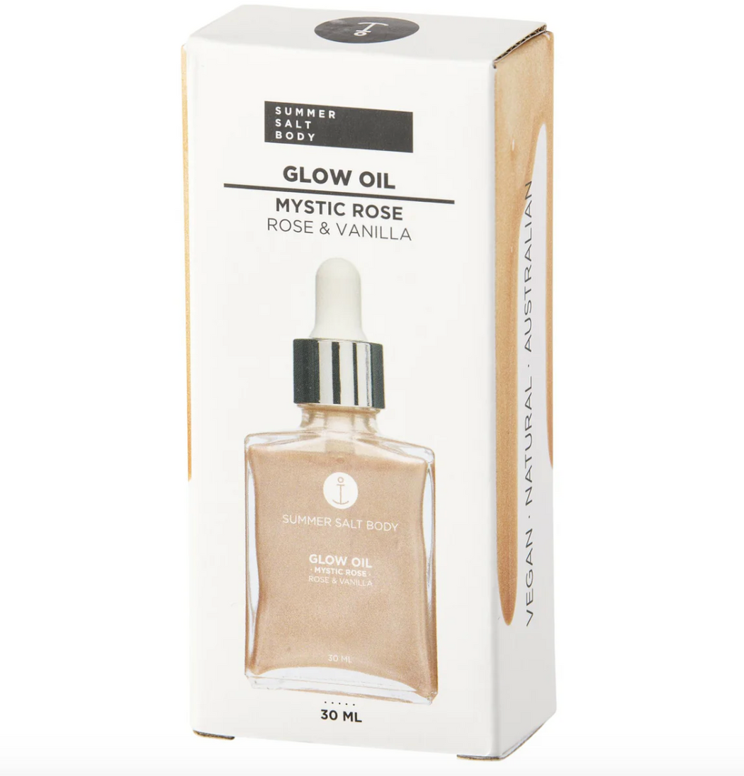 Shimmer Body Oil - Mystic Rose 30mL