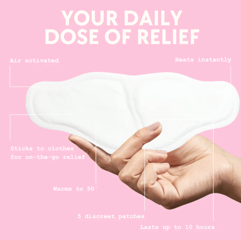 NEW LULA Self Warming Body Patches - Unscented 5 pac