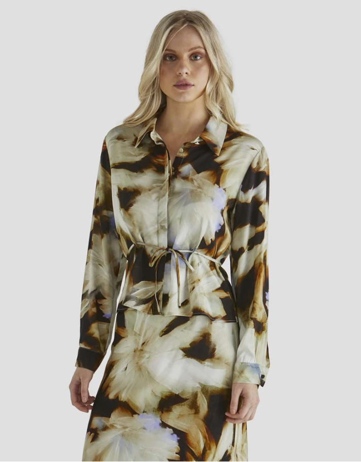 Blurred Floral Shirt - Floral