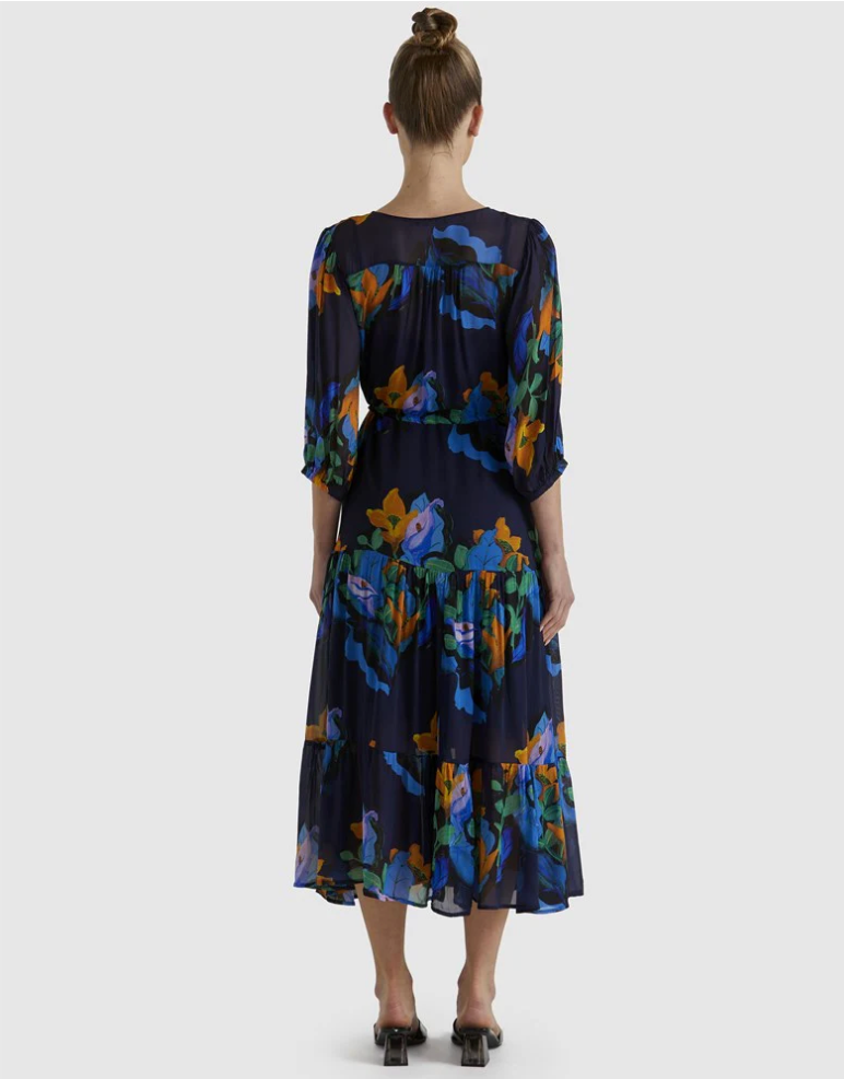 Fate and Becker Twilight Midi Dress - Floral