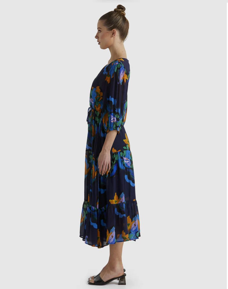Fate and Becker Twilight Midi Dress - Floral
