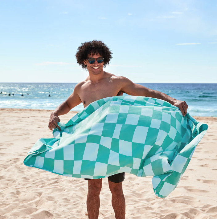 Dock & Bay 100% Recycled Towel - Check Mate