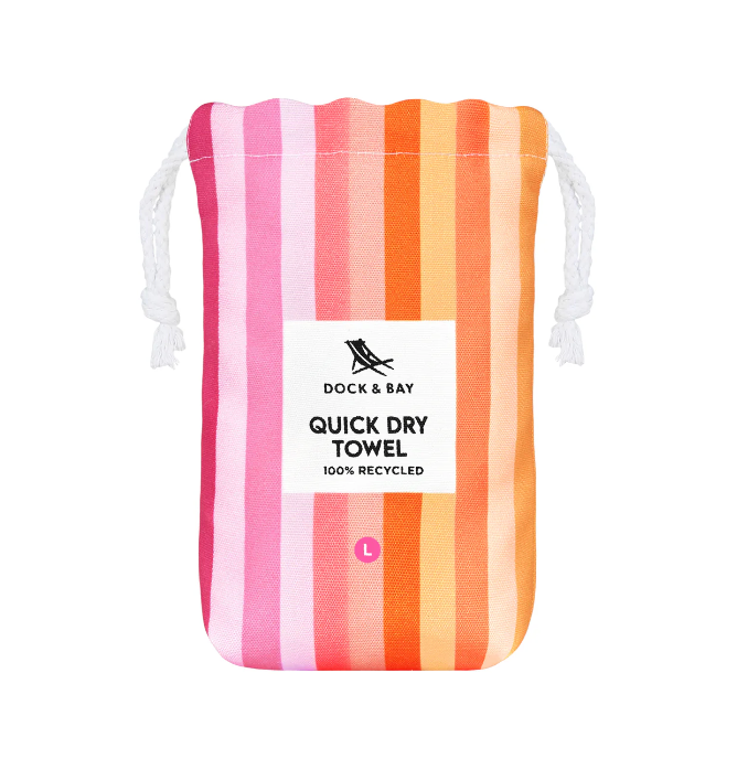 Dock & Bay 100% Recycled Towel - Miami Sorbet