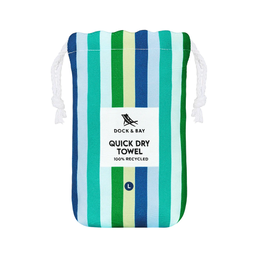 Dock & Bay 100% Recycled Towel - Cool Lagoon