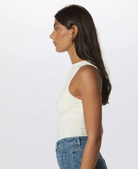 Reversible Staple Tank Top - White