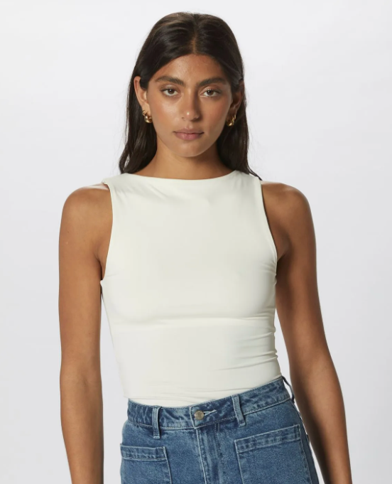 Reversible Staple Tank Top - White