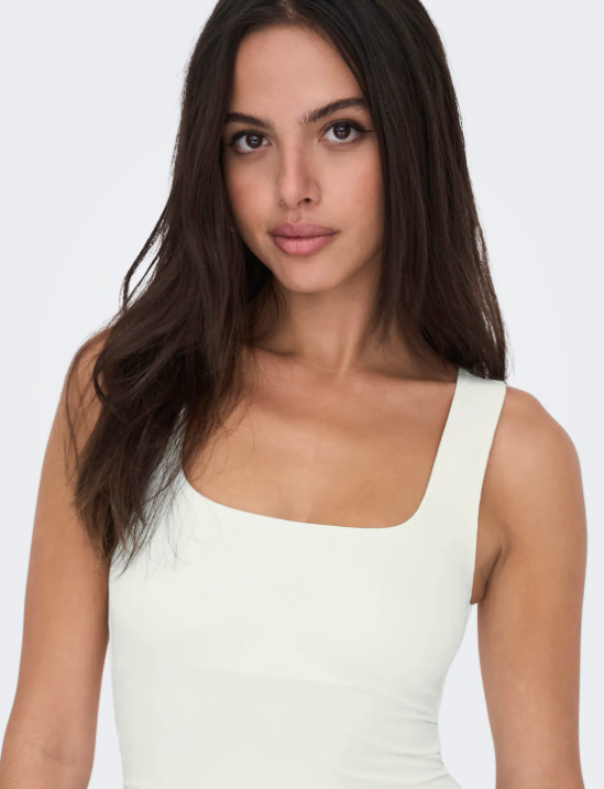 Reversible Staple Tank Top - White