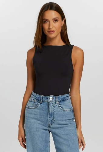 Reversible Staple Tank Top - Black