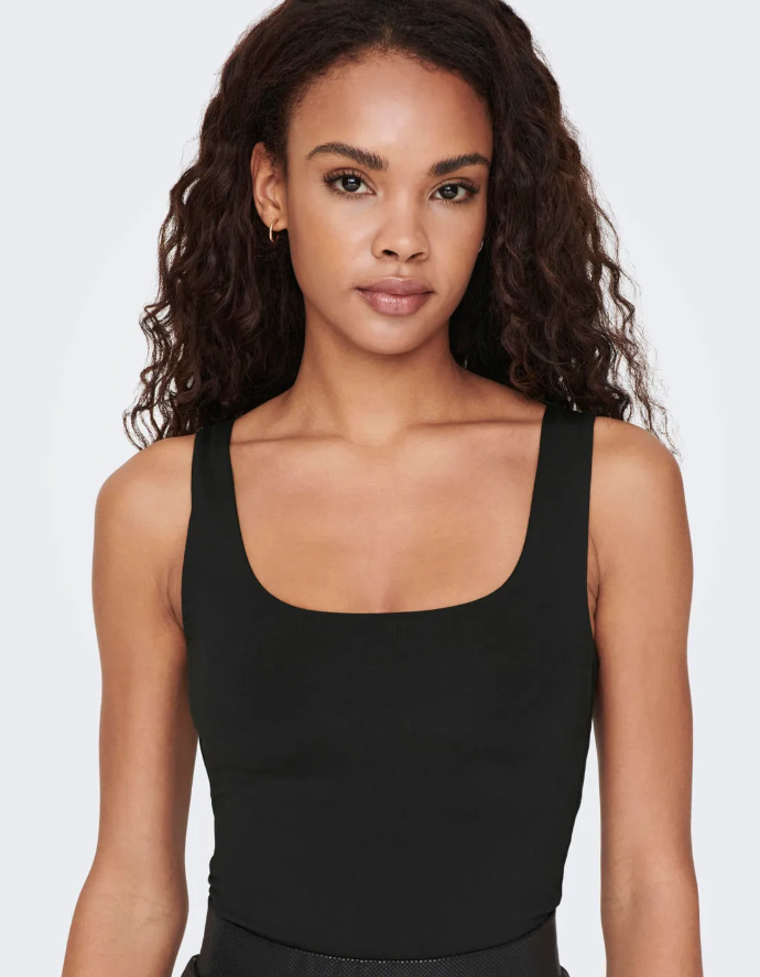 Reversible Staple Tank Top - Black