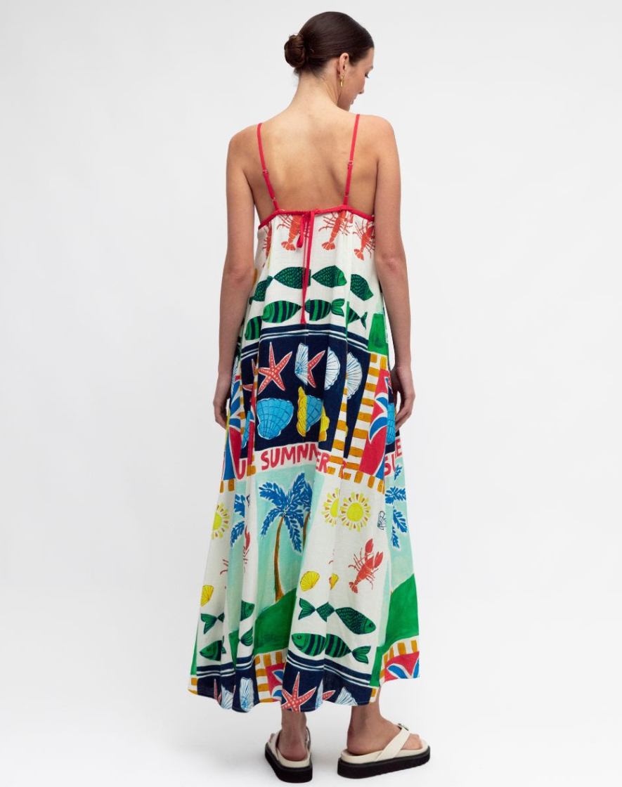 Soleil Summer Maxi Dress - Multi