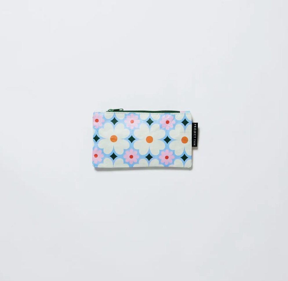 NEW Project Ten TINY Zip Pouch - Daisy