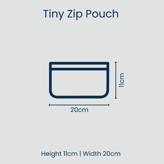 NEW Project Ten TINY Zip Pouch - Daisy