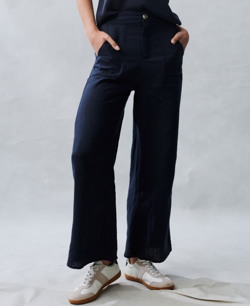 Little Lies Jude Pants - Navy