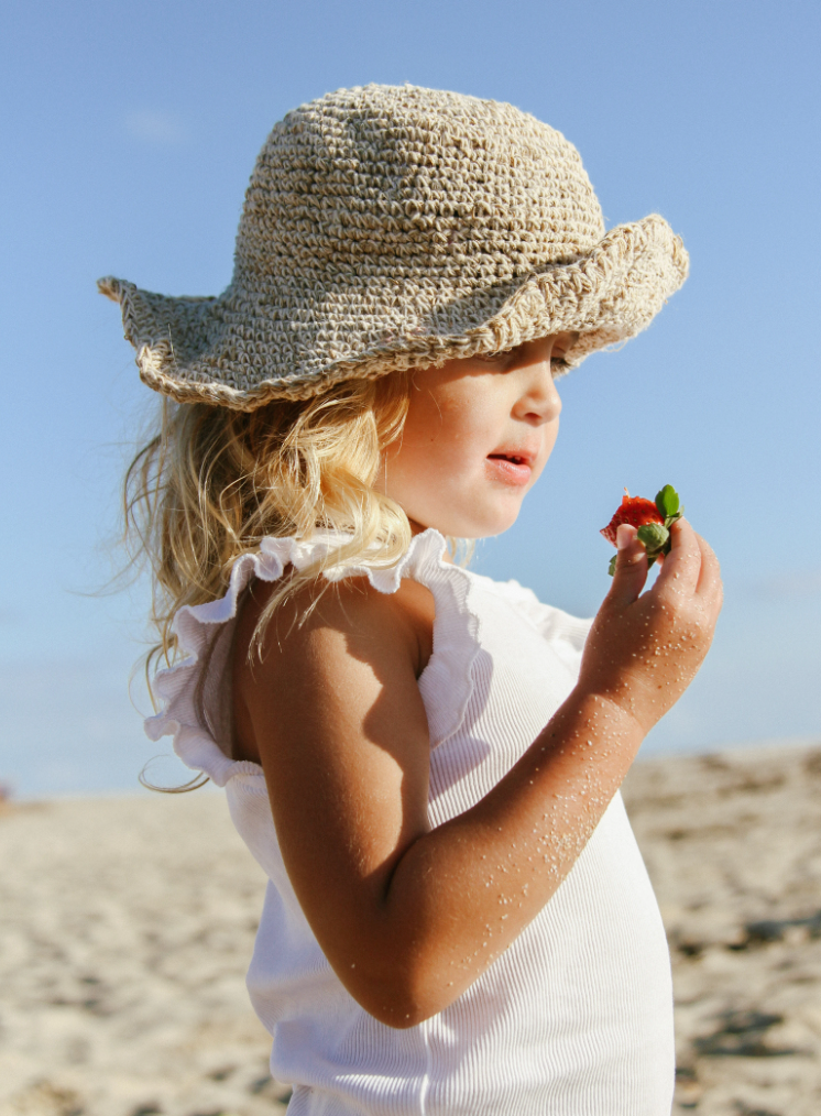 Hemp + Cotton Kids Bucket Hat - Natural
