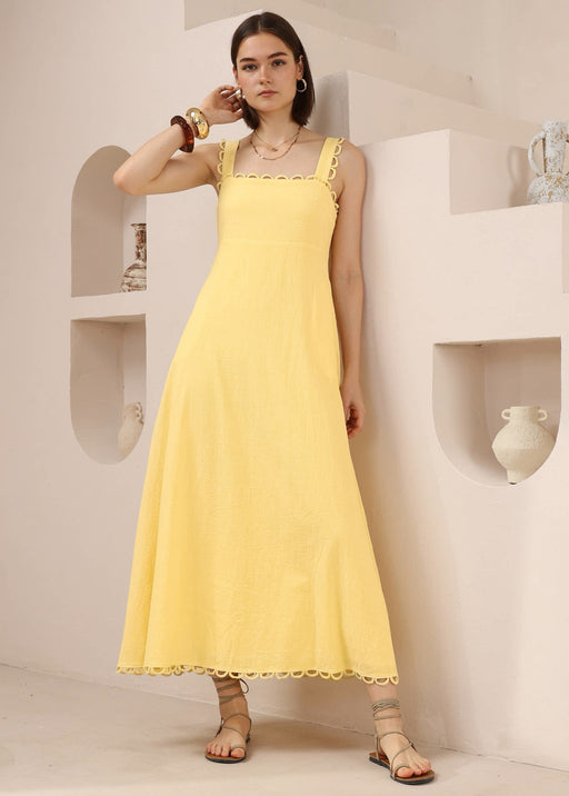 Sunshine Maxi Dress  - Butter Yellow