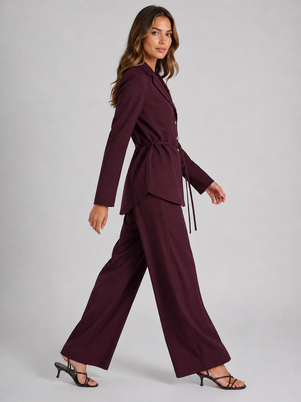 Suit Blazer - Wine