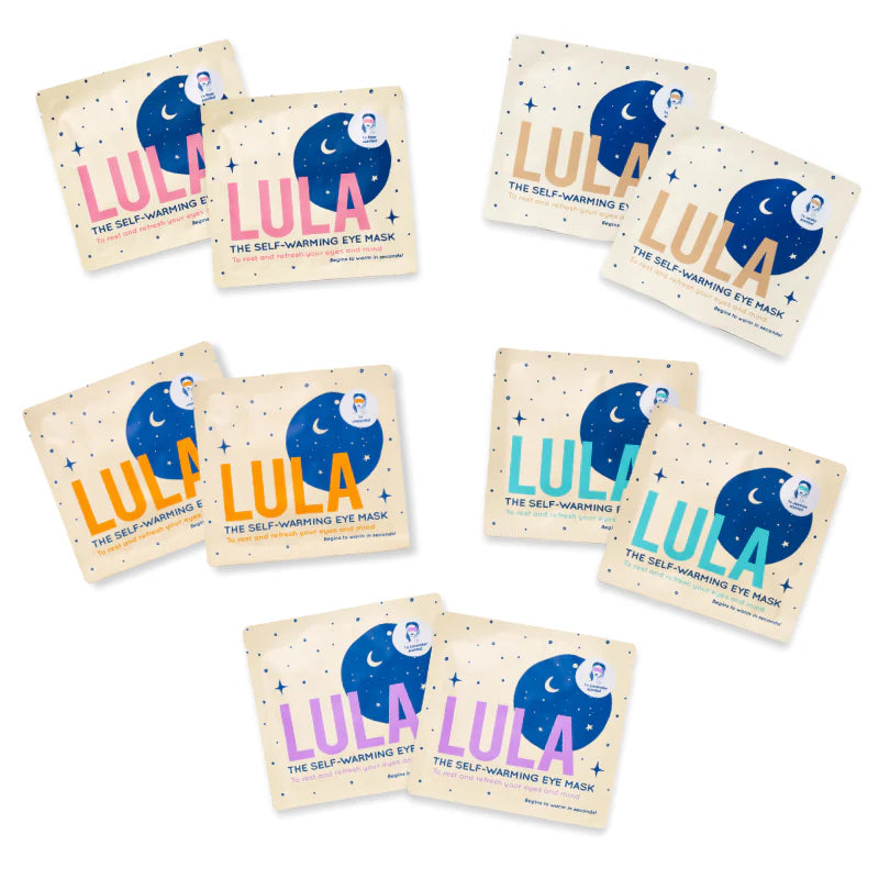 LULA Self Warming Eye Mask - Mixed box of 10