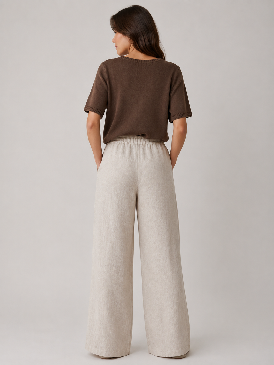 Little Lies Tara Linen Pants - Natural