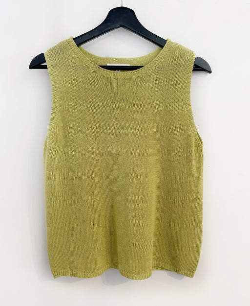 Little Lies Knit Spring Tank Top - Citrus