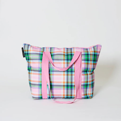 Project Ten Zip Tote Bag - Plaid