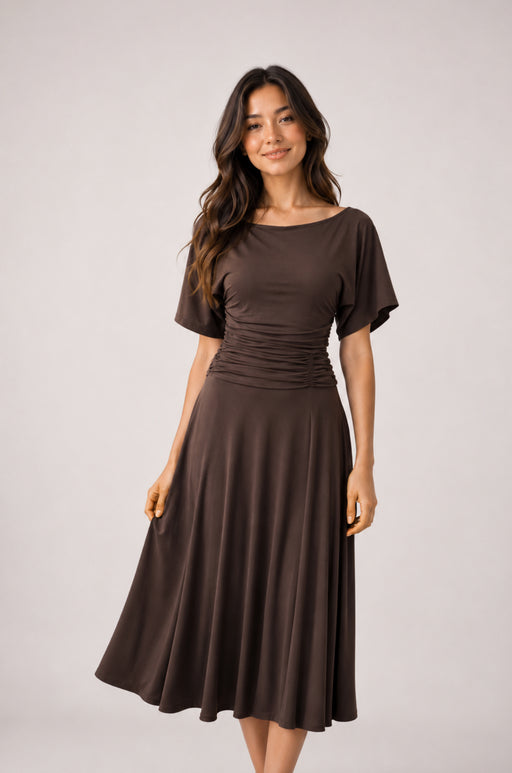 Midi Dress - Chocolate