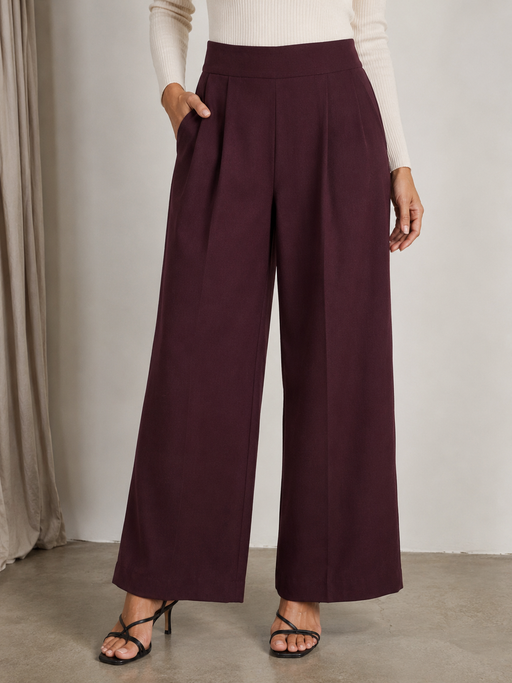Suit Pants - Wine