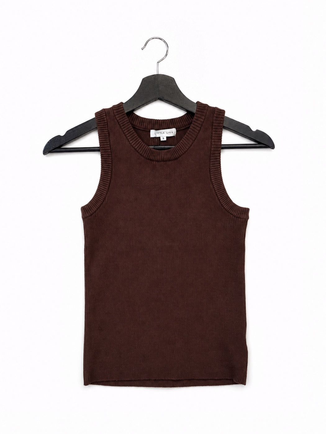 Little Lies Eva Tank Top - Chocolate