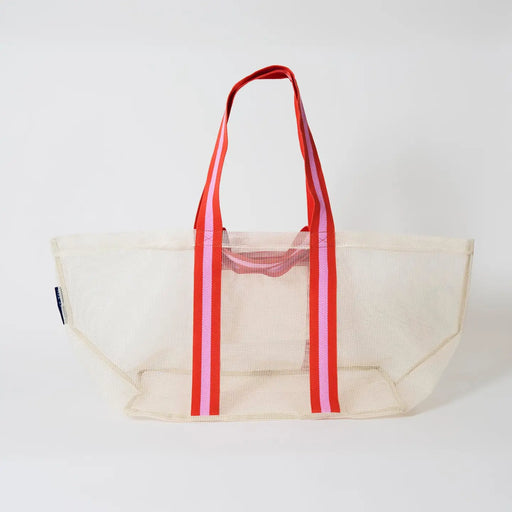 Project Ten Oversize Mesh Tote Bag - Ecru