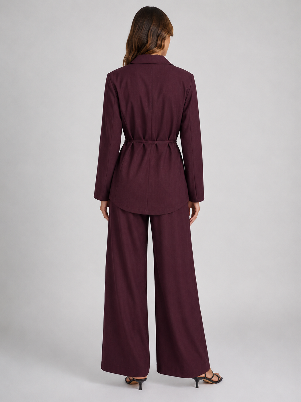 Suit Pants - Wine