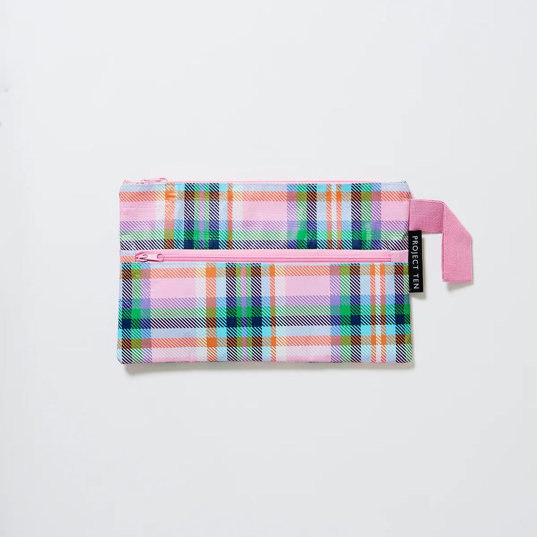 Project Ten Pencil Case - Plaid