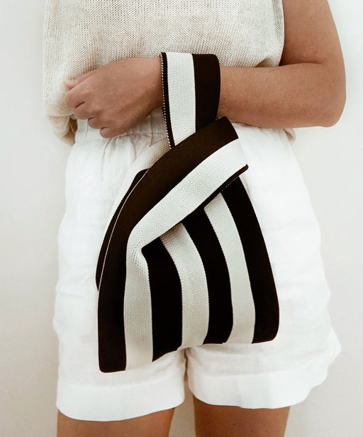 Stripe Knit Bag