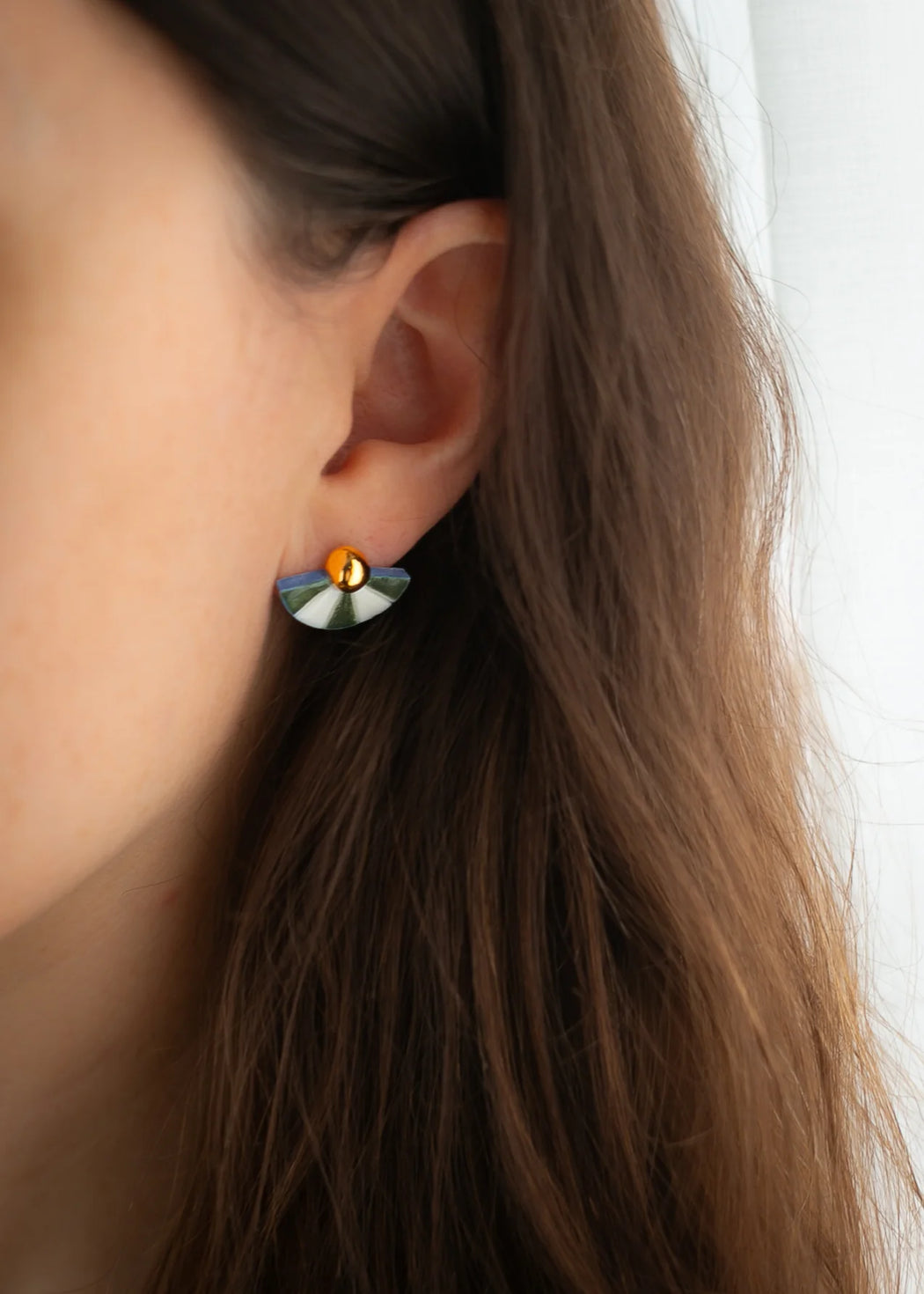 NEW Erin Lightfoot Porcelain - Grotto studs