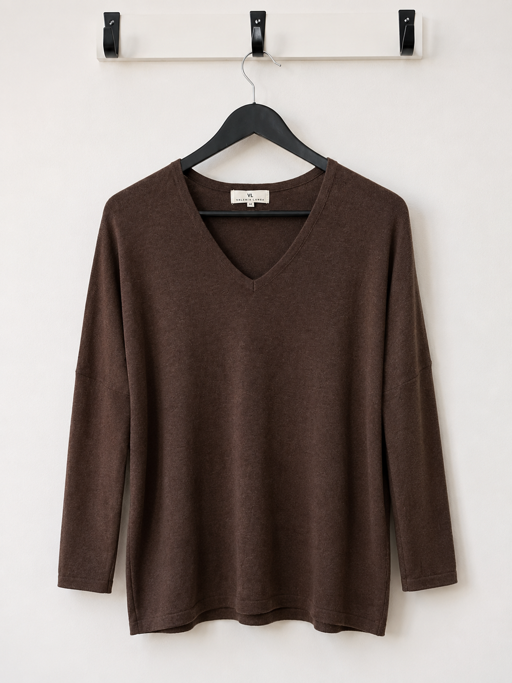 Cashmere Blend Knit - Chocolate