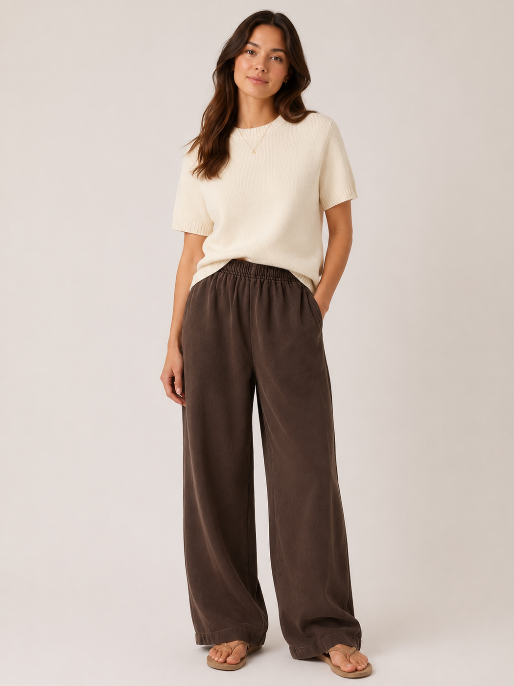 Little Lies Rowie Tee - Milk
