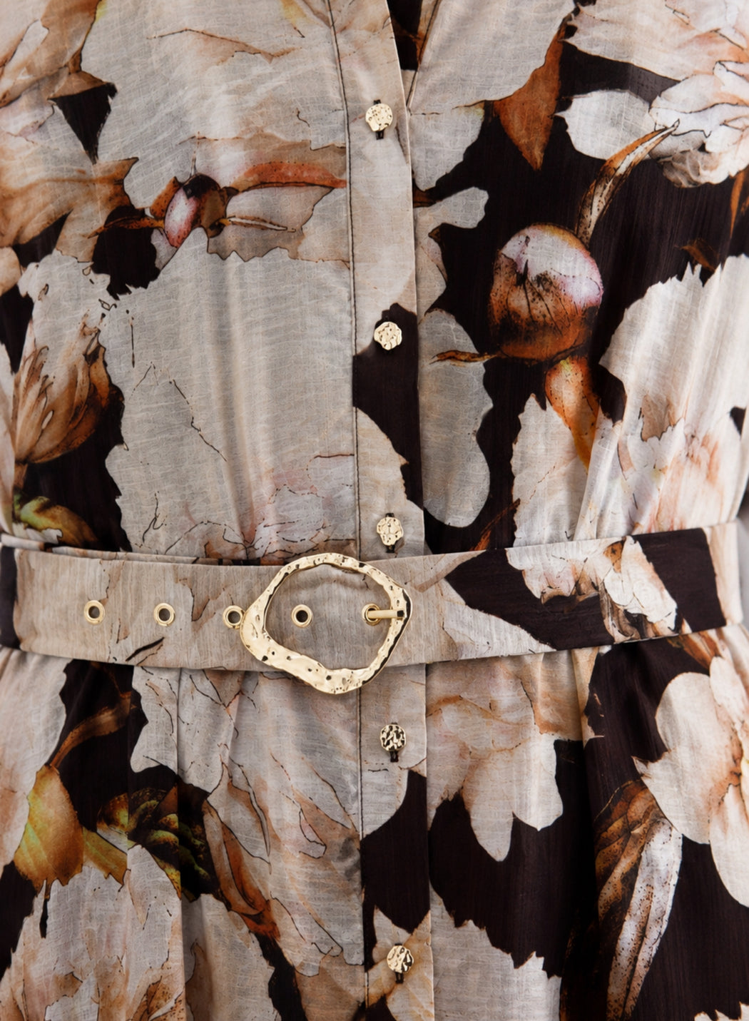 Kara Maxi Dress - Multi brown